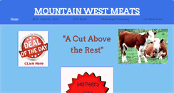 Desktop Screenshot of mountainwest-meats.com