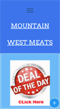 Mobile Screenshot of mountainwest-meats.com